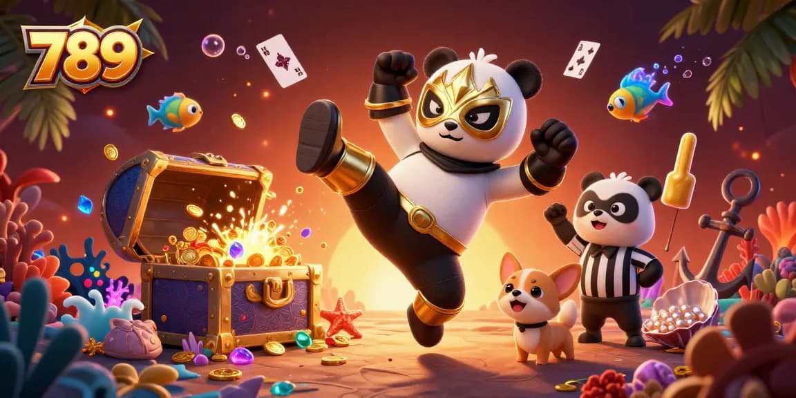 Experience the fun and excitement of 789 games with colorful cartoon characters in action!