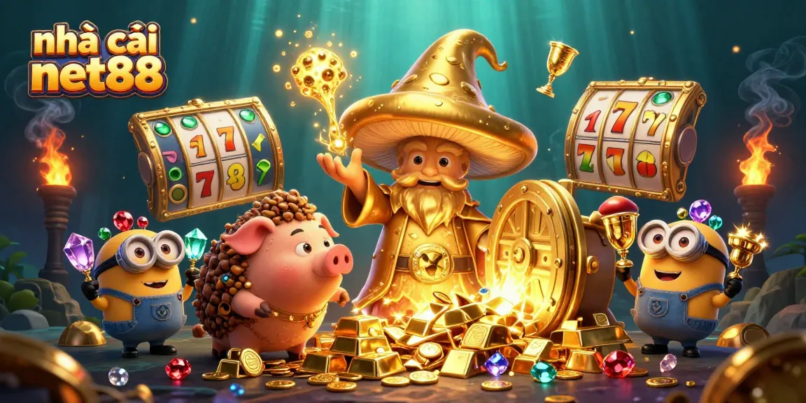 Experience excitement at nhà cái net88 with enchanting treasure and slot game magic.